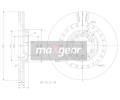 Brzdov kotou MAXGEAR ‐ MXG 19-2446