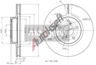MAXGEAR Brzdov kotou - 277 mm MXG 19-2505, 19-2505