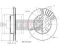 Brzdový kotouč MAXGEAR ‐ MXG 19-2540 Brzdový kotouč MAXGEAR ‐ MXG 19-2540