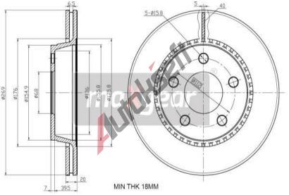 MAXGEAR Brzdov kotou - 269 mm MXG 19-3187, 19-3187
