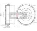 Brzdov buben MAXGEAR ‐ MXG 19-3205