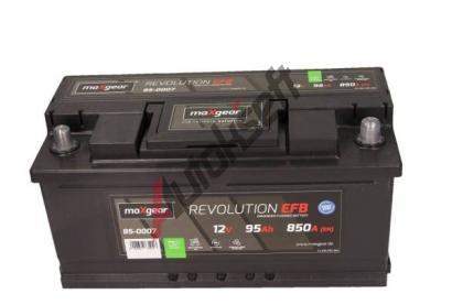 MAXGEAR 95Ah P, s.p. 850A, 12V, 353x175x175 MXG 85-0007, 85-0007