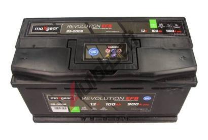MAXGEAR 100Ah P, s.p. 900A, 12V, 353x175x190 MXG 85-0008, 85-0008