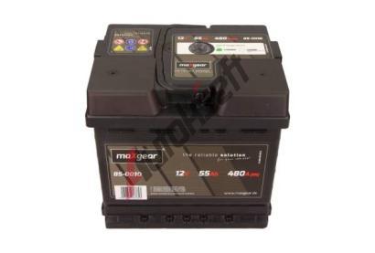 MAXGEAR 55Ah DX, s.p. 480A, 12V, 207x175x190 MXG 85-0010, 85-0010