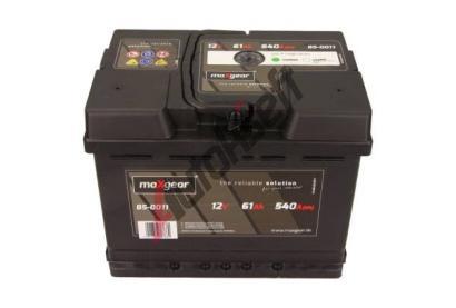 MAXGEAR 61Ah DX, s.p. 540A, 12V, 242x175x190 MXG 85-0011, 85-0011