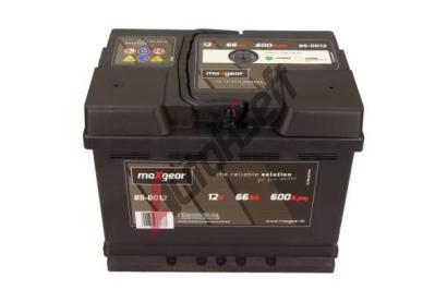 MAXGEAR 66Ah DX, s.p. 600A, 12V, 242x175x190 MXG 85-0012, 85-0012