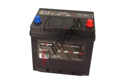 MAXGEAR 60Ah DX, s.p. 480A, 12V, 230x170x224 MXG 85-0021, 85-0021