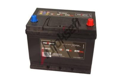 MAXGEAR 70Ah DX, s.p. 570A, 12V, 261x175x225 MXG 85-0022, 85-0022