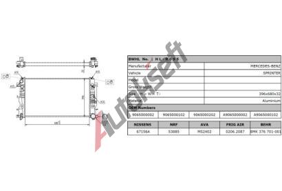 MAXGEAR Chladi vody MXG AC280232, AC280232