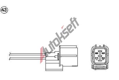 NGK Lambda sonda NG 0180, 0180