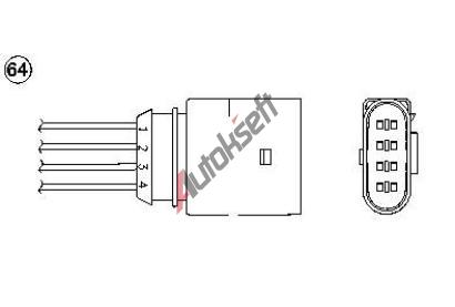 NGK Lambda sonda NG 0402, 0402 NGK Lambda sonda NG 0402, 0402
