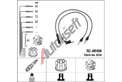 NGK Sada kabel pro zapalovn NG 0530, 0530