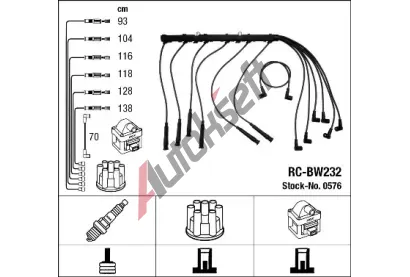 NGK Sada kabel pro zapalovn NG 0576, 0576