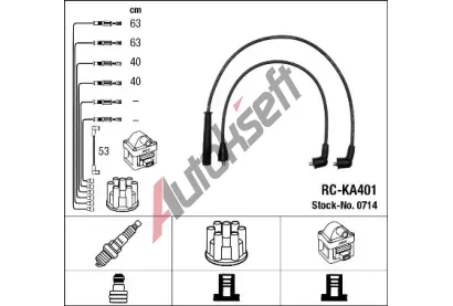 NGK Sada kabel pro zapalovn NG 0714, 0714