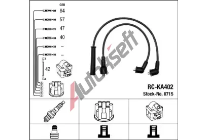 NGK Sada kabel pro zapalovn NG 0715, 0715