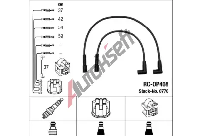 NGK Sada kabel pro zapalovn NG 0778, 0778