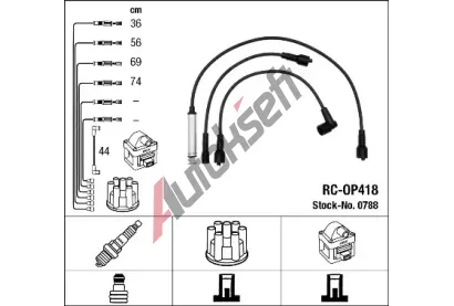 NGK Sada kabel pro zapalovn NG 0788, 0788