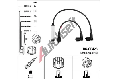 NGK Sada kabel pro zapalovn NG 0793, 0793