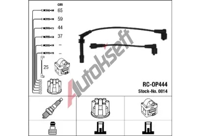 NGK Sada kabel pro zapalovn NG 0814, 0814