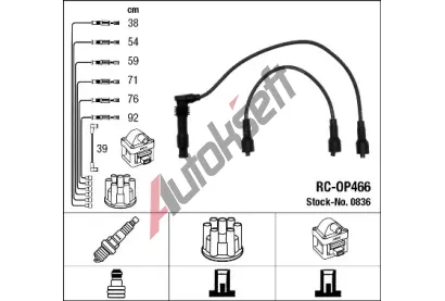 NGK Sada kabel� pro zapalov�n� NG 0836, 0836