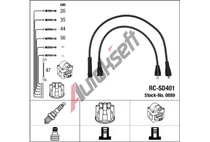 NGK Sada kabel pro zapalovn NG 0899, 0899