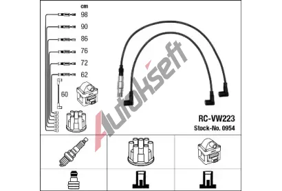 NGK Sada kabel pro zapalovn NG 0954, 0954