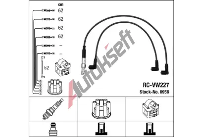 NGK Sada kabel pro zapalovn NG 0958, 0958