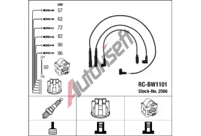 NGK Sada kabel pro zapalovn NG 2566, 2566
