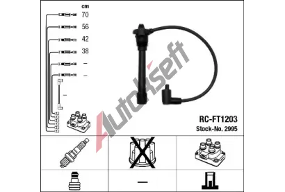NGK Sada kabel pro zapalovn NG 2995, 2995
