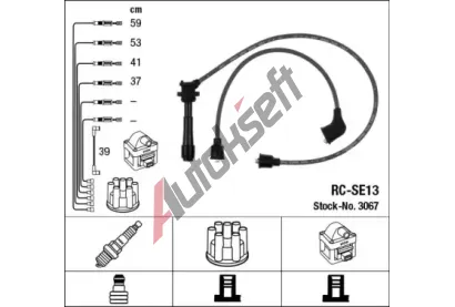 NGK Sada kabel pro zapalovn NG 3067, 3067