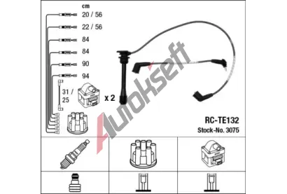 NGK Sada kabel pro zapalovn NG 3075, 3075