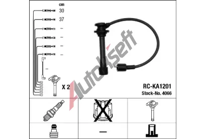 NGK Sada kabel pro zapalovn NG 4066, 4066