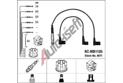 NGK Sada kabel pro zapalovn NG 4071, 4071