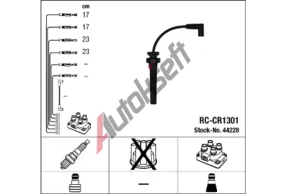 NGK Sada kabel pro zapalovn NG 44228, 44228