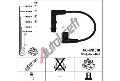 NGK Sada kabel pro zapalovn NG 44248, 44248