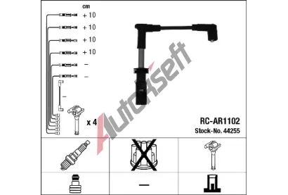 NGK Sada kabel pro zapalovn NG 44255, 44255