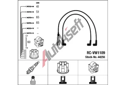 NGK Sada kabel pro zapalovn NG 44256, 44256