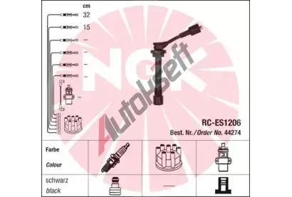 NGK Sada kabel pro zapalovn NG 44274, 44274