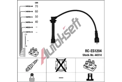 NGK Sada kabel pro zapalovn NG 44314, 44314