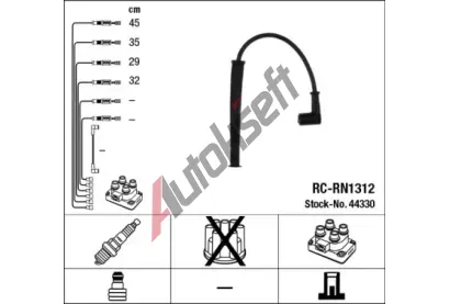NGK Sada kabel pro zapalovn NG 44330, 44330