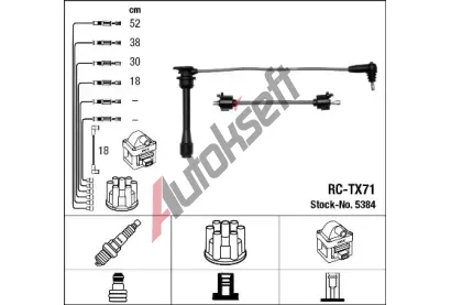 NGK Sada kabel pro zapalovn NG 5384, 5384