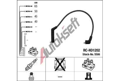 NGK Sada kabel pro zapalovn NG 5506, 5506