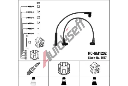 NGK Sada kabel pro zapalovn NG 5557, 5557