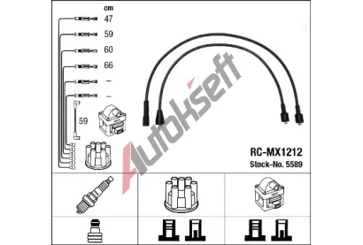 NGK Sada kabel pro zapalovn NG 5589, 5589