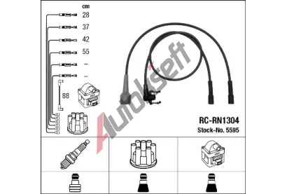 NGK Sada kabel pro zapalovn NG 5595, 5595