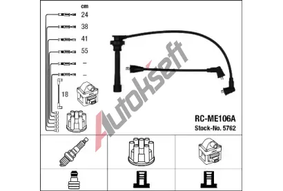 NGK Sada kabel pro zapalovn NG 5762, 5762