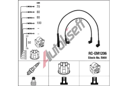 NGK Sada kabel pro zapalovn NG 5900, 5900