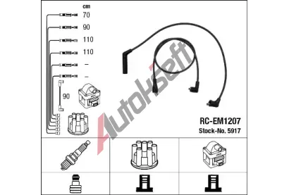 NGK Sada kabel pro zapalovn NG 5917, 5917
