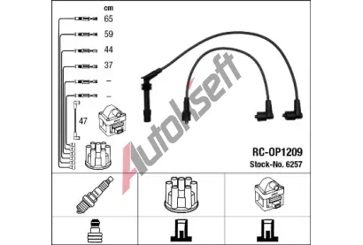 NGK Sada kabel pro zapalovn NG 6257, 6257
