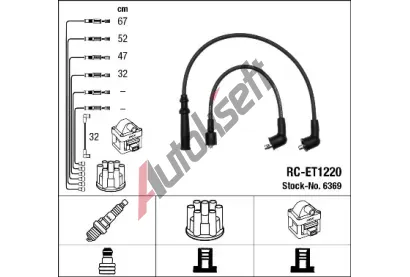 NGK Sada kabel pro zapalovn NG 6369, 6369